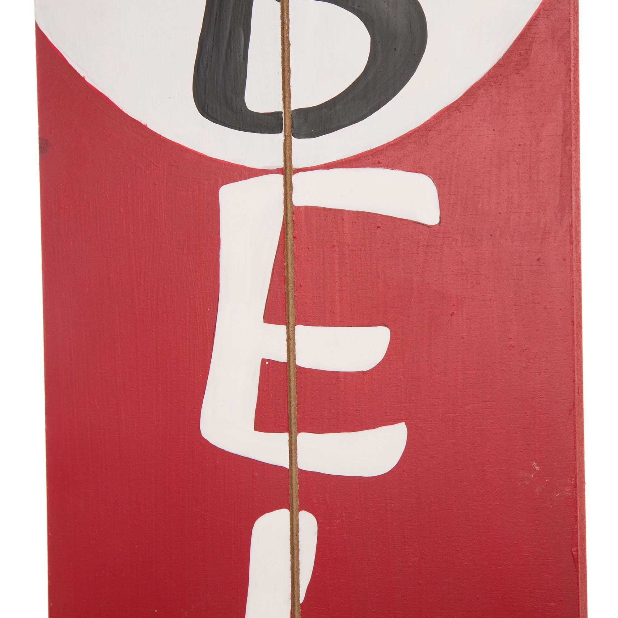 Glitzhome® 3.5ft. Wooden Believe Santa Porch Sign